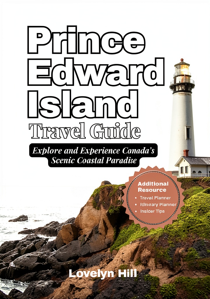 'Global Travel Guide Series Kindle book cover featuring Prince Edward Island scenery'