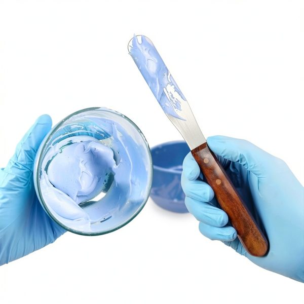 Annhua Dental Alginate Spatula Wooden Handle Stainless Steel Blade-2