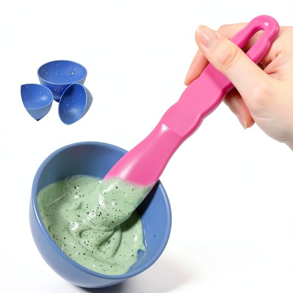 Vocadok Dental Mixing Bowl Set with 3 Spatulas Large Medium Small-2