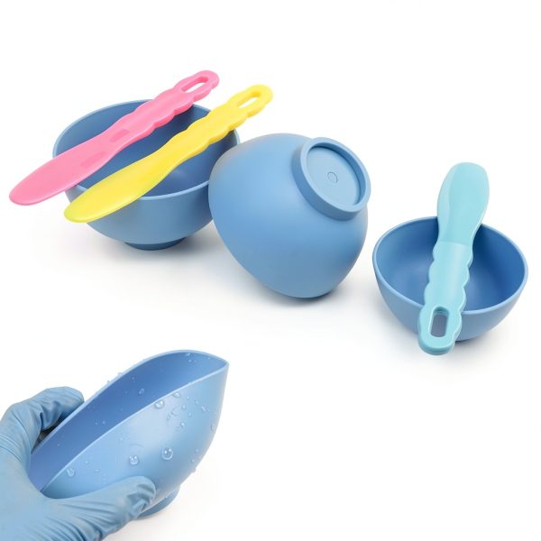Vocadok Dental Mixing Bowl Set with 3 Spatulas Large Medium Small-1