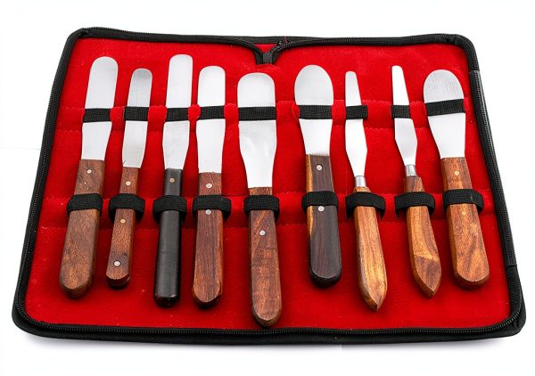 Dental Mixing Spatula 9-Piece Stainless Steel Handles Laja Imports-0