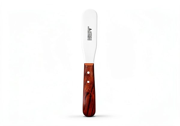 Dental Lab Spatula 8" Set of 3 - Artman Stainless Steel Wood Handle-2
