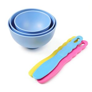 Vocadok Dental Mixing Bowl Set with 3 Spatulas Large Medium Small-0
